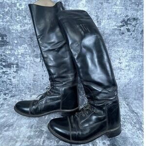 Bond Boot Co The Effingham Black Leather Riding Boots Style 2001 Size 9 1/2 SC